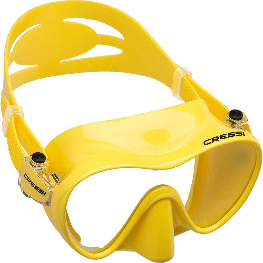 Cressi F1 Frameless Dalış Maskesi YELLOW/YELLOW - ÇOCUK