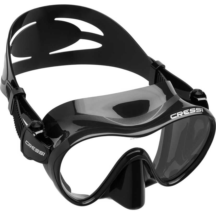 Cressi F1 Frameless Dalış Maskesi BLACK/BLACK - ÇOCUK