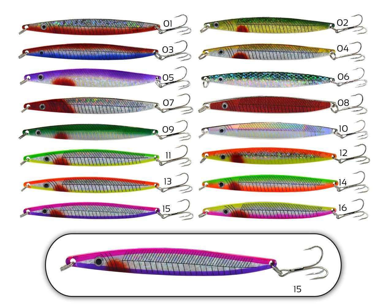 Captain 6115 Lüfer Kaşığı 26gr Hunter 105cm Captain 6115 Lüfer Kaşığı 26gr Hunter 105cm