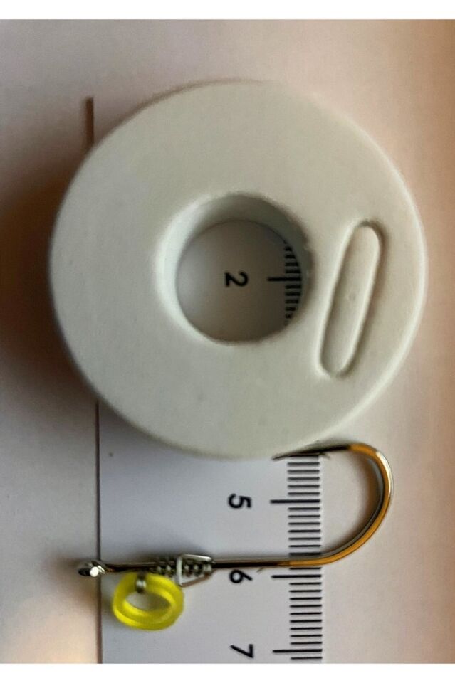 5 adet 3/0 Çelik Canlı Karides-Teke İğnesi Levrek ve Eşkina avı için + Eva takım sarma makarası