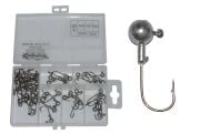 Captain 6435 Compact Eco Kutulu Jig Head Seti