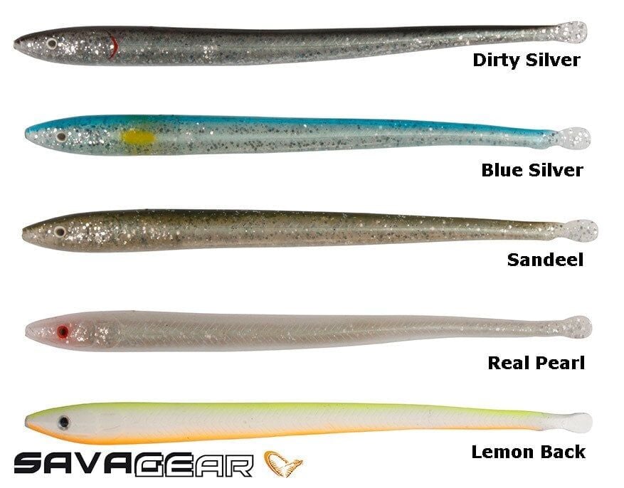 Savage gear LB Sandeel Slug 14 cm 6 Adet Suni Maket Balık