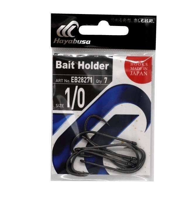 Hayabusa HBTH 282 Delikli Tırnaklı Canlı Yem İğnesi Black Nikel