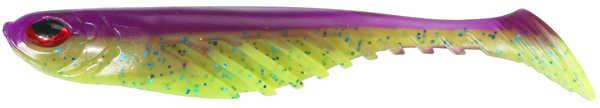 Berkley Powerbait Ripple Shad Sahte Balığı PURPLE CHARTREUSE - 7CM/25LI