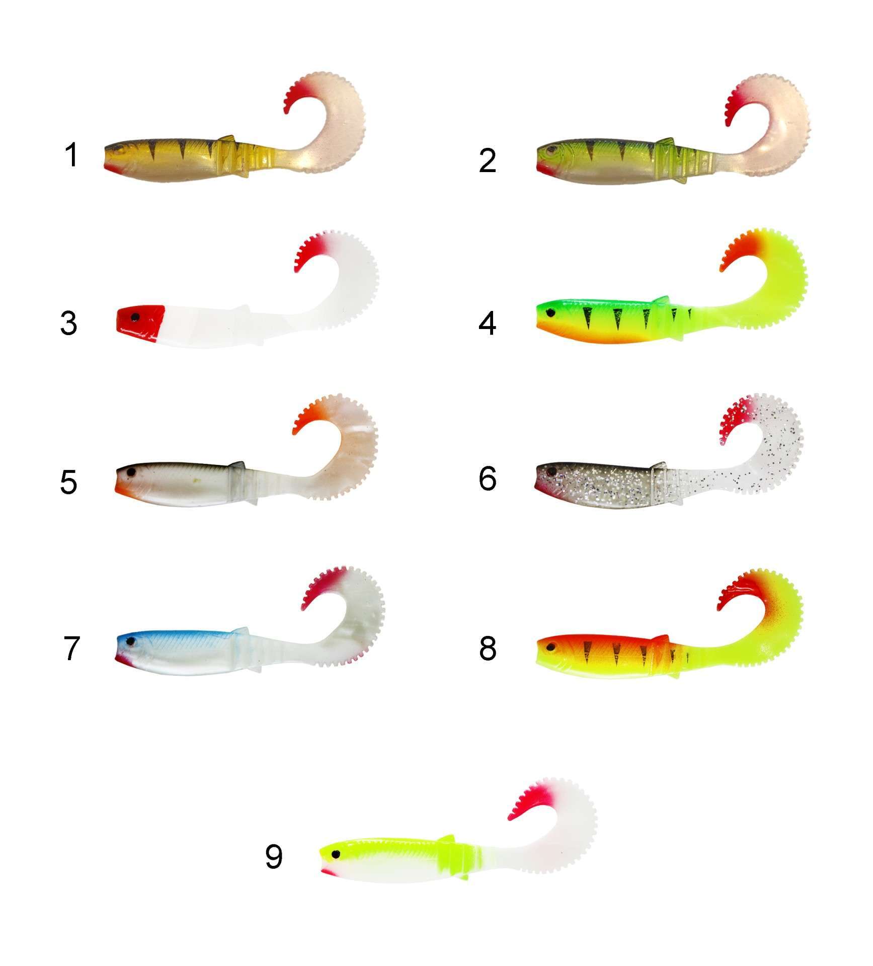 Captain 3571 Taifun Soft 10cm Levrek Silikonu 5li Paket Suni Yem 1