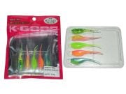 Mutant 3508 Sclops Sübye 75cm Aromalı LRF Silikon Suni Yem 5li Set