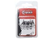 Captain 5045 Kilitli Klips Rulmanlı 5li Paket Black Nikel