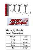 Nomura NM90101504 Micro LRF Jig Head 3lü Paket İğne:4no 15gr