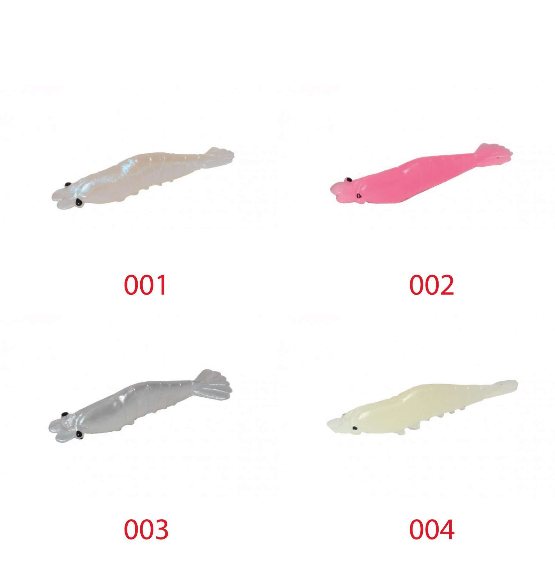 Captain 3056 Silikon Karides 8cm Suni Yem 5li Paket Captain 3056 Silikon Karides 8cm Suni Yem 5li Paket