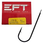 EFT Hook 1799 Siyah Düz İğne 100 Adet 1