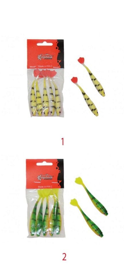 Captain 3566 Pencil Duck 9cm Levrek Silikonu 5li Paket Suni Yem