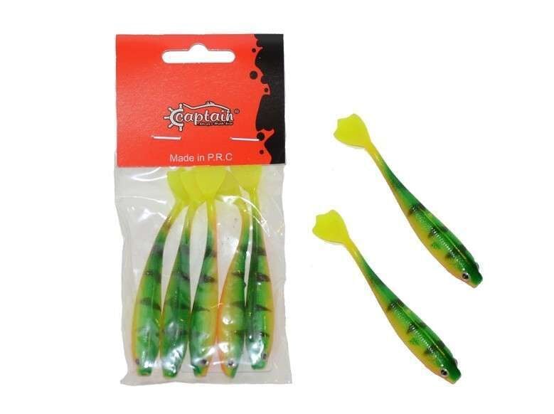 Captain 3566 Pencil Duck 9cm Levrek Silikonu 5li Paket Suni Yem