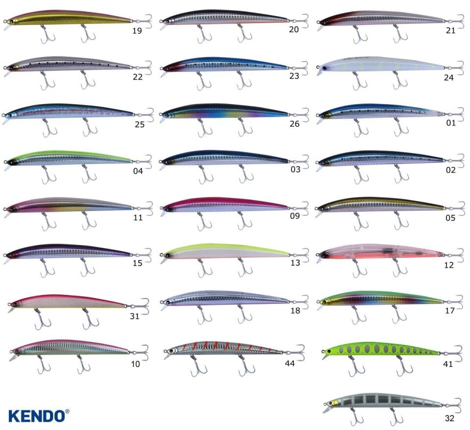 Kendo Seabass Mınnow 17cm 26,8gr Floatıng Suni Maket Balık