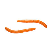 Libra Lures Fatty D’Worm Suni Yem 011 / HOT ORANGE - 65MM