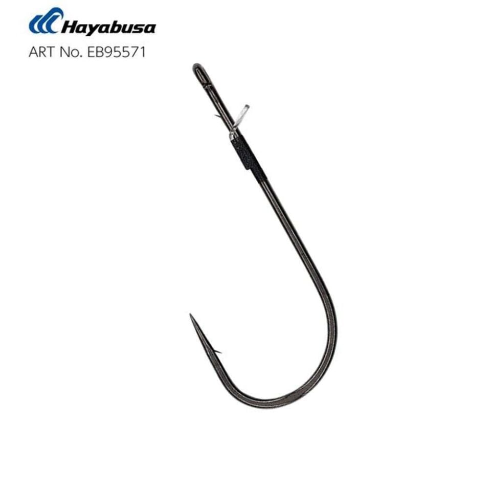 Hayabusa FPP Straight Delikli Lüfer İğnesi Black Nikel