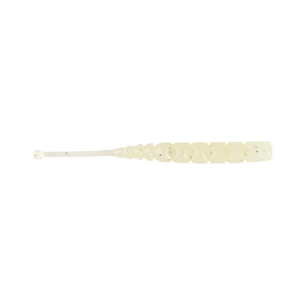Mustad Aji Worm Ball Tail Silikon Kurt 010 / UV CL.RED GLITTER - 5CM / 12LI