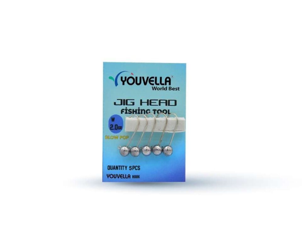Youvella 6398 Jig Head Blow Pop LRF Jig Head 5li Paket