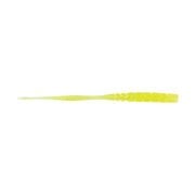 Mustad Aji Straight Tail Silikon Kurt 007 / WHITE LUMINOUS - 76MM / 12Lİ