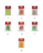 Captain 3594 Octopus Curly 6cm Ahtapot Sübye 5li Paket Suni Yem 6