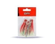 Captain 3594 Octopus Curly 6cm Ahtapot Sübye 5li Paket Suni Yem 6