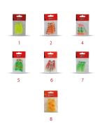 Captain 3594 Octopus Curly 6cm Ahtapot Sübye 5li Paket Suni Yem