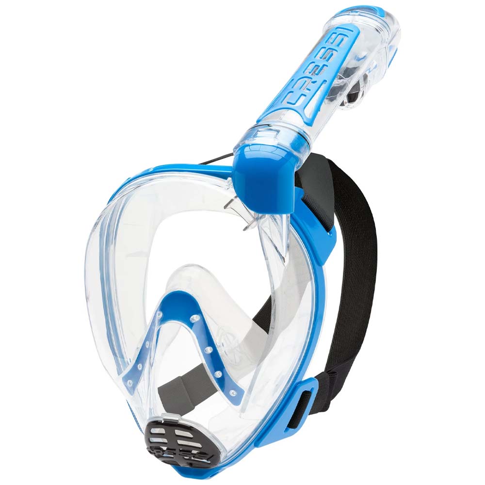 Cressi Duke Tam Yüz Maske CLEAR/BLUE - S / M