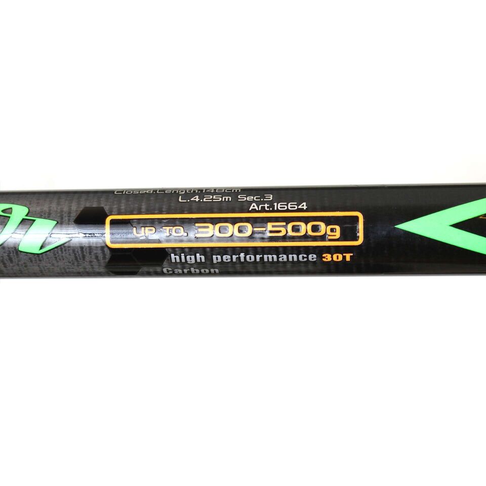 Captain 1664 Jaguar 425cm 3 Parça Surf Kamış 300-500gr Atar