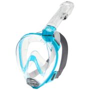 Cressi Baron Çocuk Tam Yüz Maske CLEAR/AQUAMARINE