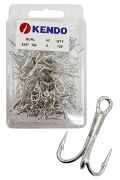 Kendo 8247 Tin O'Shaunessy Treble 100 Adet 3'lü Çarpma İğnesi