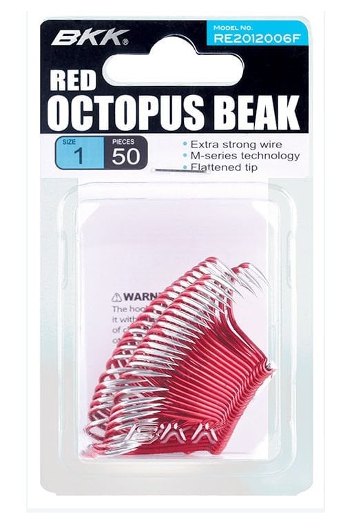 BKK Red Octopus Beak 50 Adet Olta İğnesi 7/0
