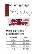 Nomura NM90104006 Micro LRF Jig Head 3lü Paket İğne:6no 4gr