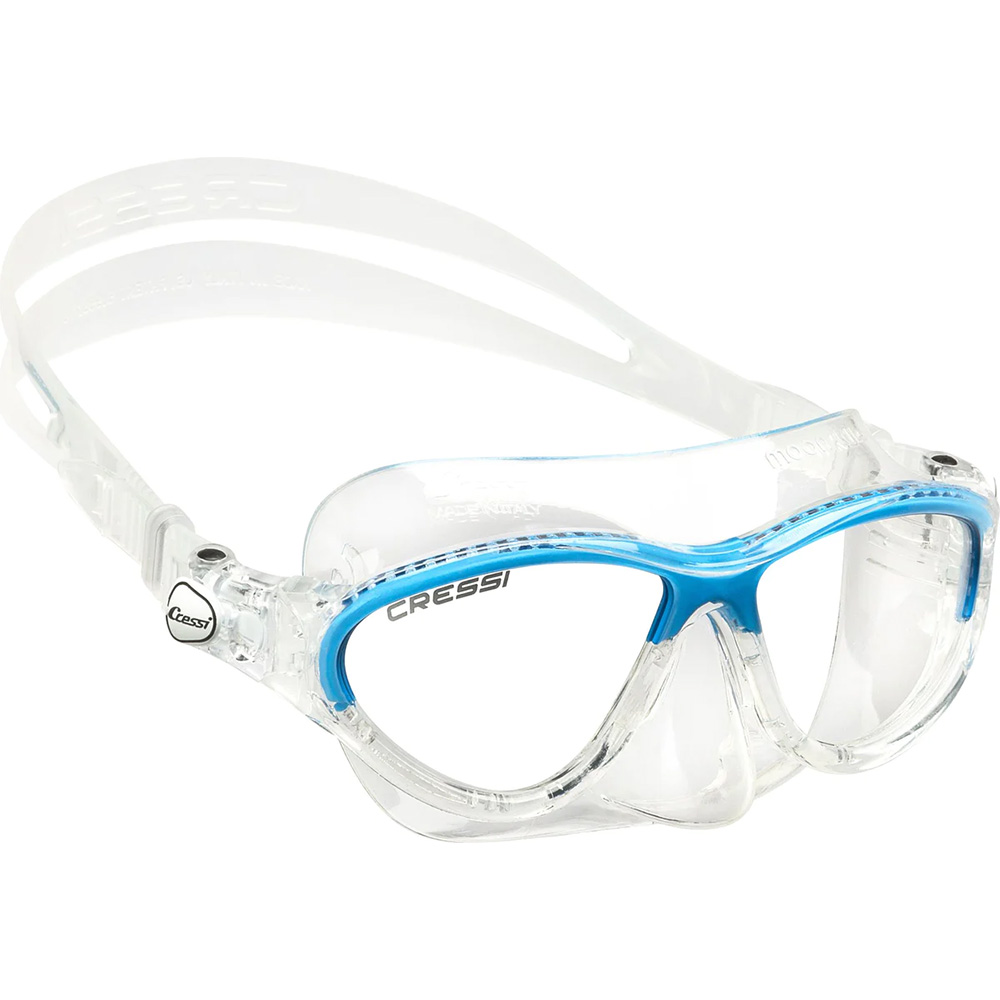 Cressi Moon Çocuk Yüzme ve Dalış Maskesi CLEAR / BLUE - 5/10 YAŞ