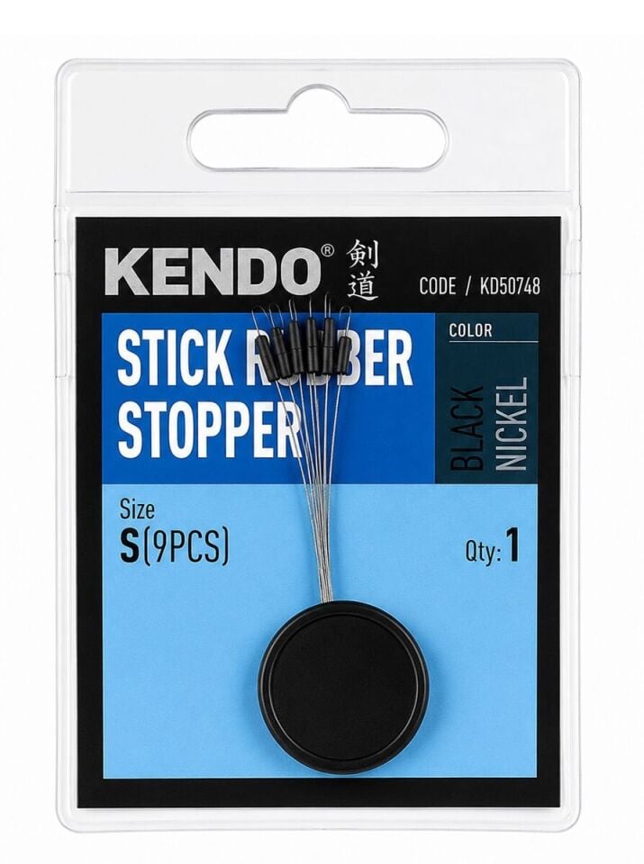 Kendo  3 Paket Kaydırmaz Kauçuk stoper ( Stick Rubber Stopper)