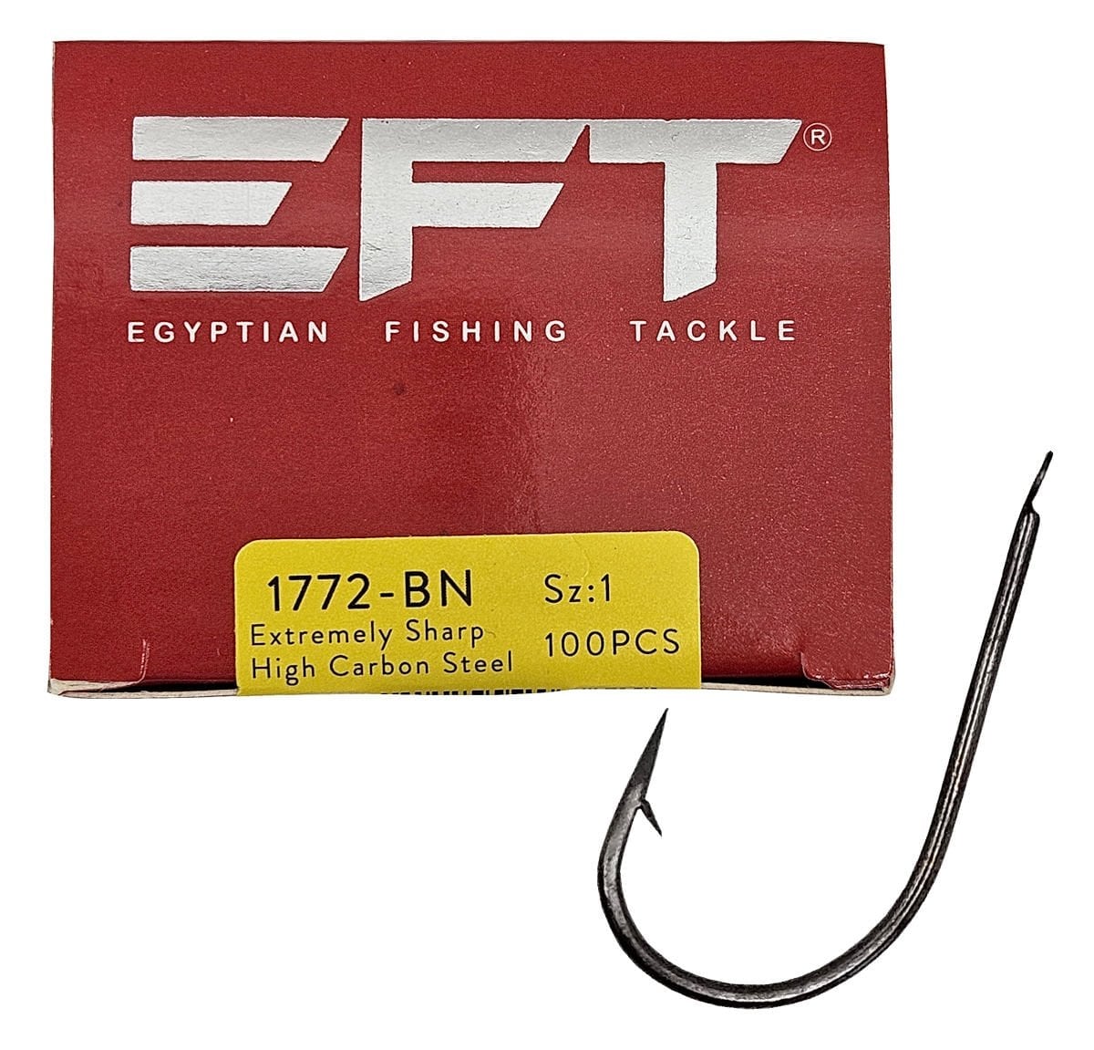EFT 1772 Kısa Pala Black Nikel  İğne 100 Adet 3