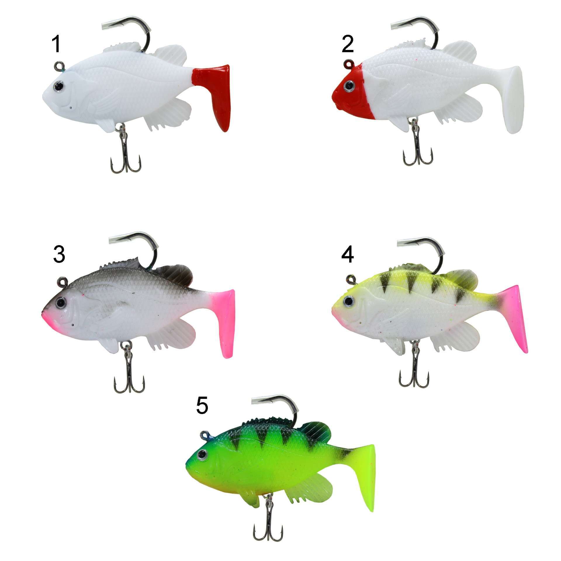 Captain 3563 Orient Soft 9cm Levrek Silikonu 3lü Set Suni Balık 1