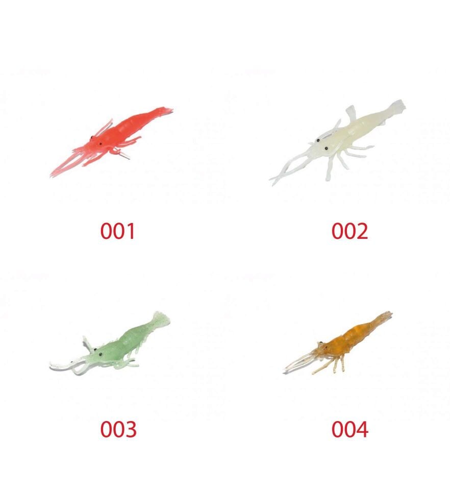 Captain 3054 Silikon Karides 75cm Suni Yem 5li Paket