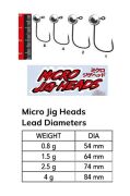 Nomura NM90102506 Micro LRF Jig Head 3lü Paket İğne:6no 25gr