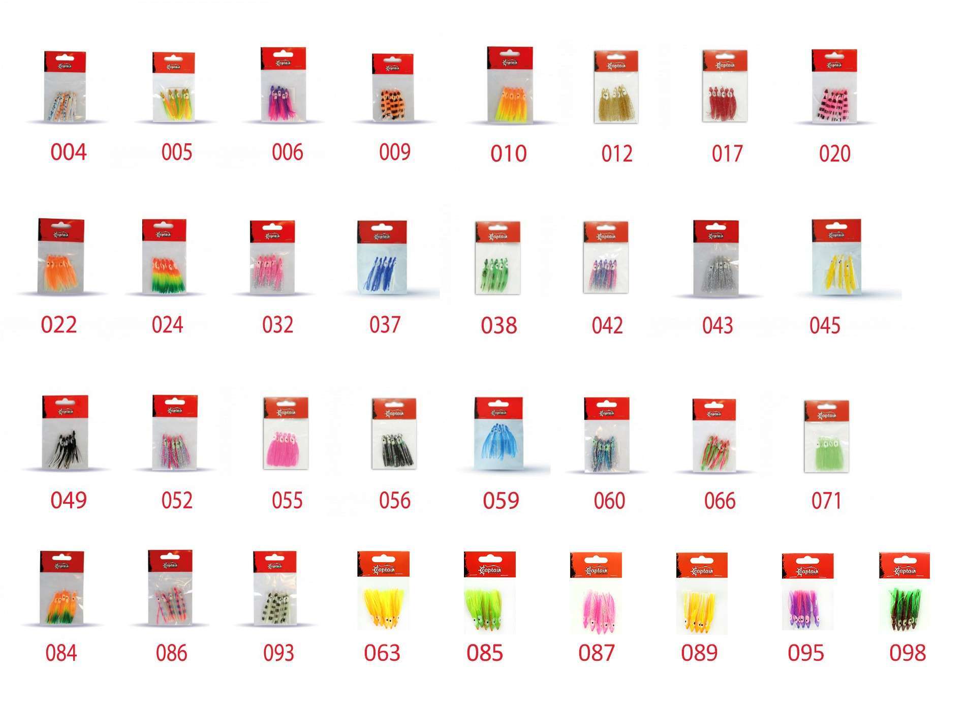 Captain 3593 Octopus Pride 5cm Ahtapot Sübye 5li Paket Suni Yem