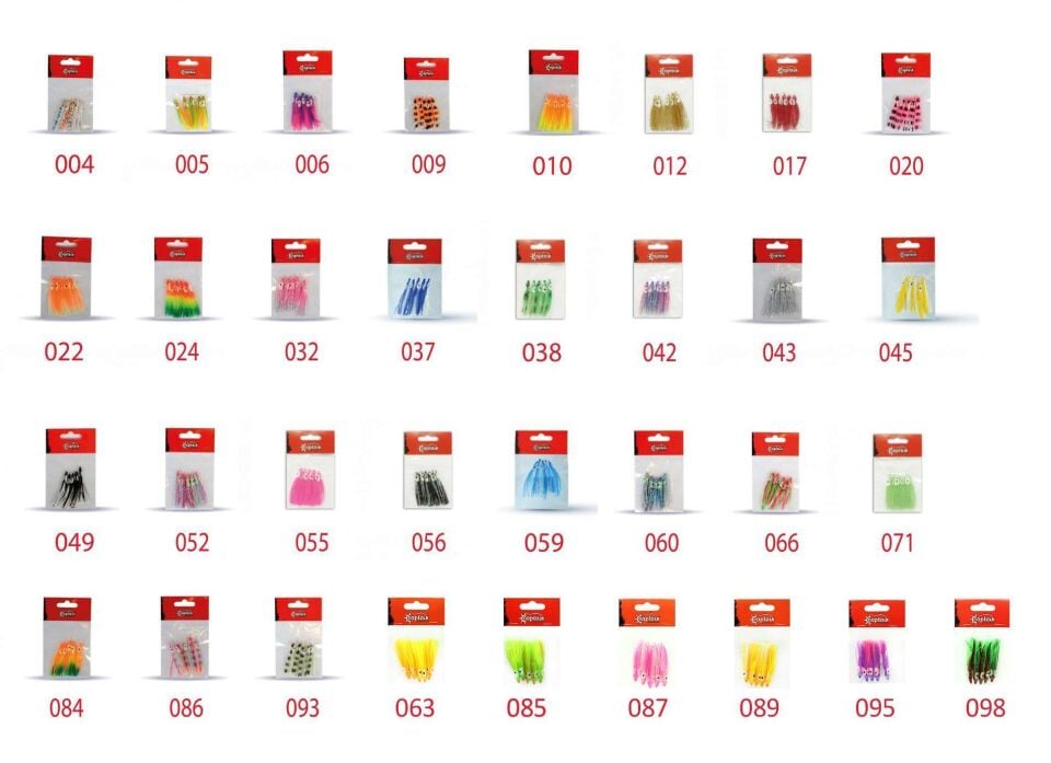 Captain 3593 Octopus Pride 5cm Ahtapot Sübye 5li Paket Suni Yem