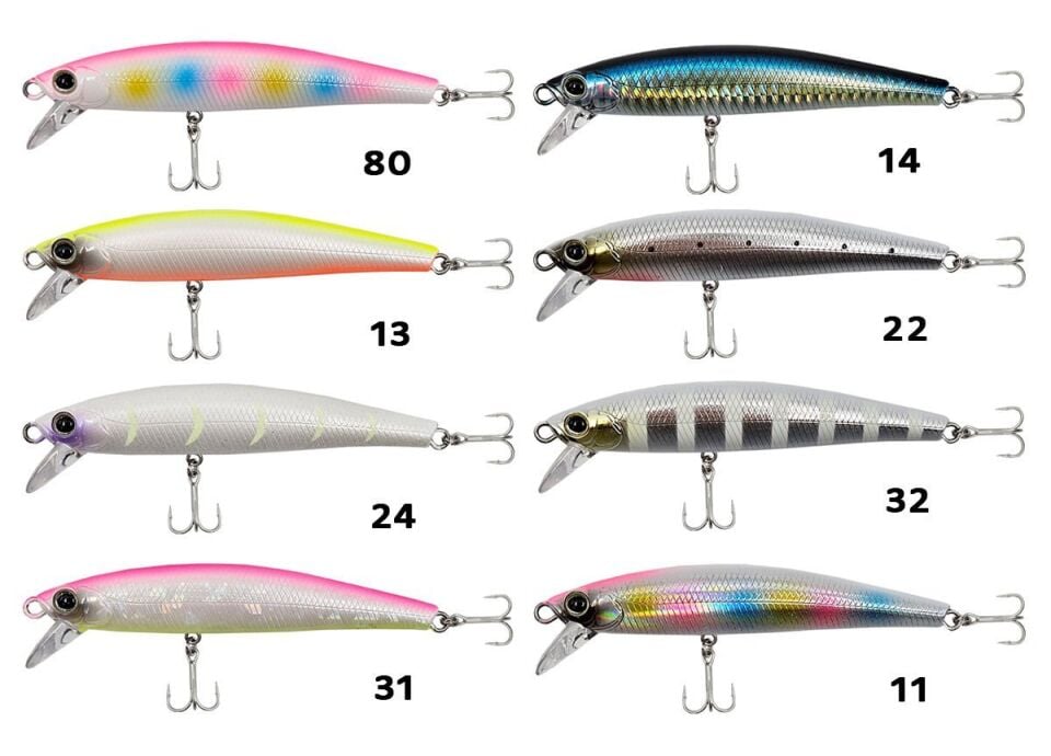 Kendo Cas Supper Deep Minnow 105s 35gr Suni maket Balık