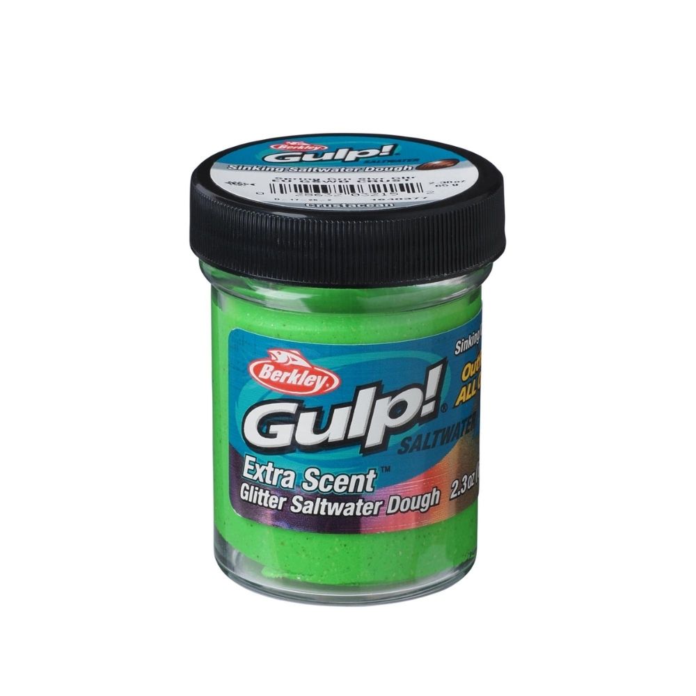 Berkley PowerBait Extra Scent Saltwater Hamur SPRING GREEN/SILVER - 50GR