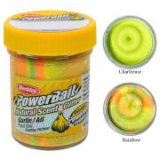 Berkley Powerbait Natural Glitter Trout Bait Garlic Sahte Yemi NEON BLUE - 50 GR