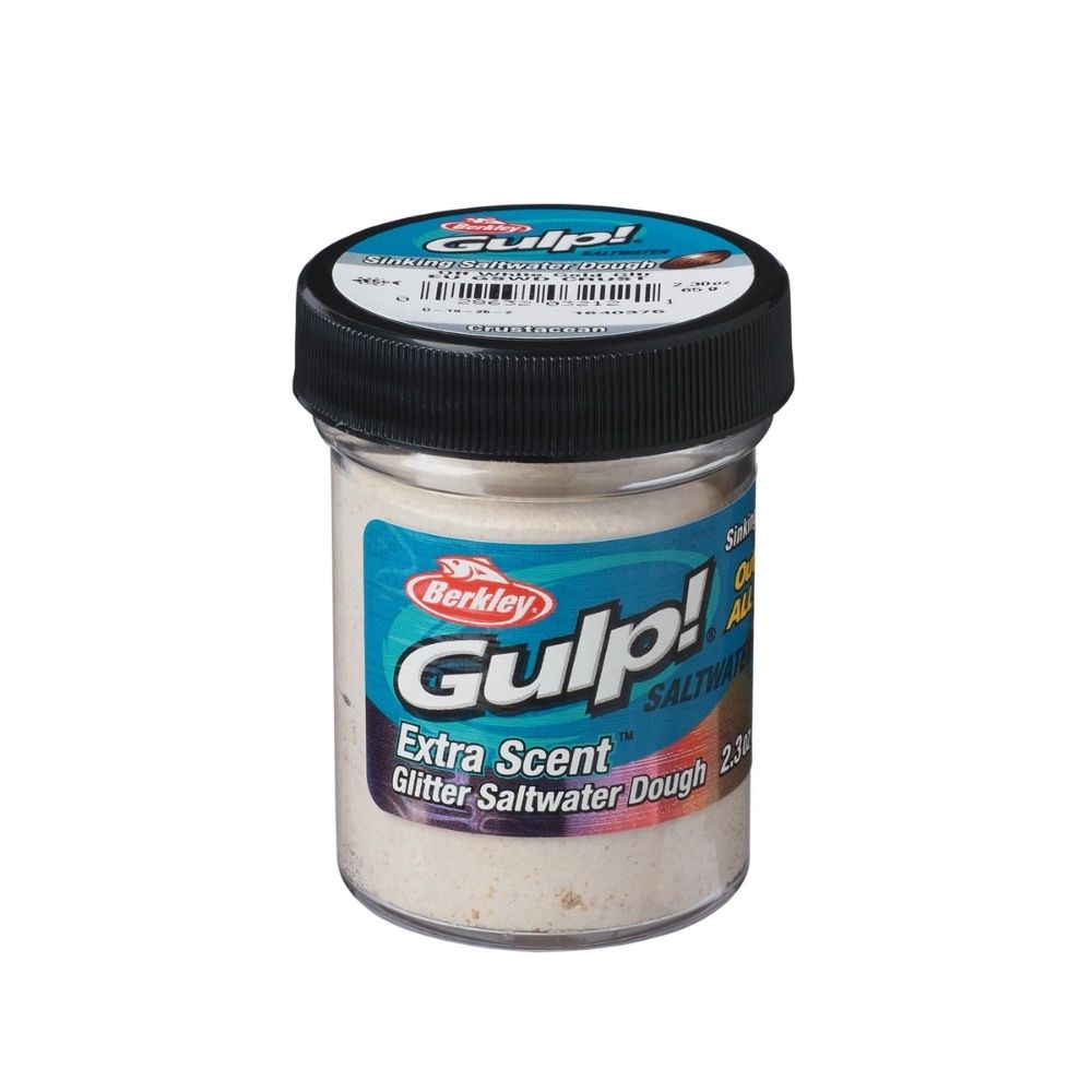 Berkley PowerBait Extra Scent Saltwater Hamur OFF WHITE/GOLD - 50GR