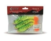 Captain 3568 Cracker Soft 12cm Levrek Turna Silikonu 3lü Set Suni Balık 1