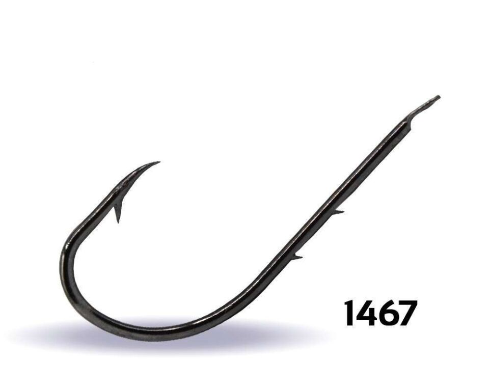 Youvella 1467 Tırnaklı Uzun Papağan Olta İğnesi 100lü Kutu Black Nikel