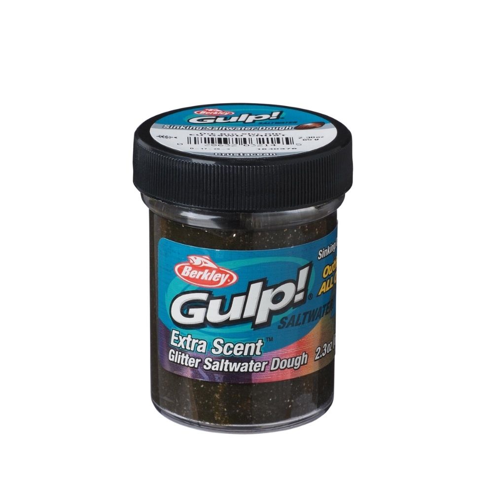 Berkley PowerBait Extra Scent Saltwater Hamur DARK BROWN/SILVER - 50GR