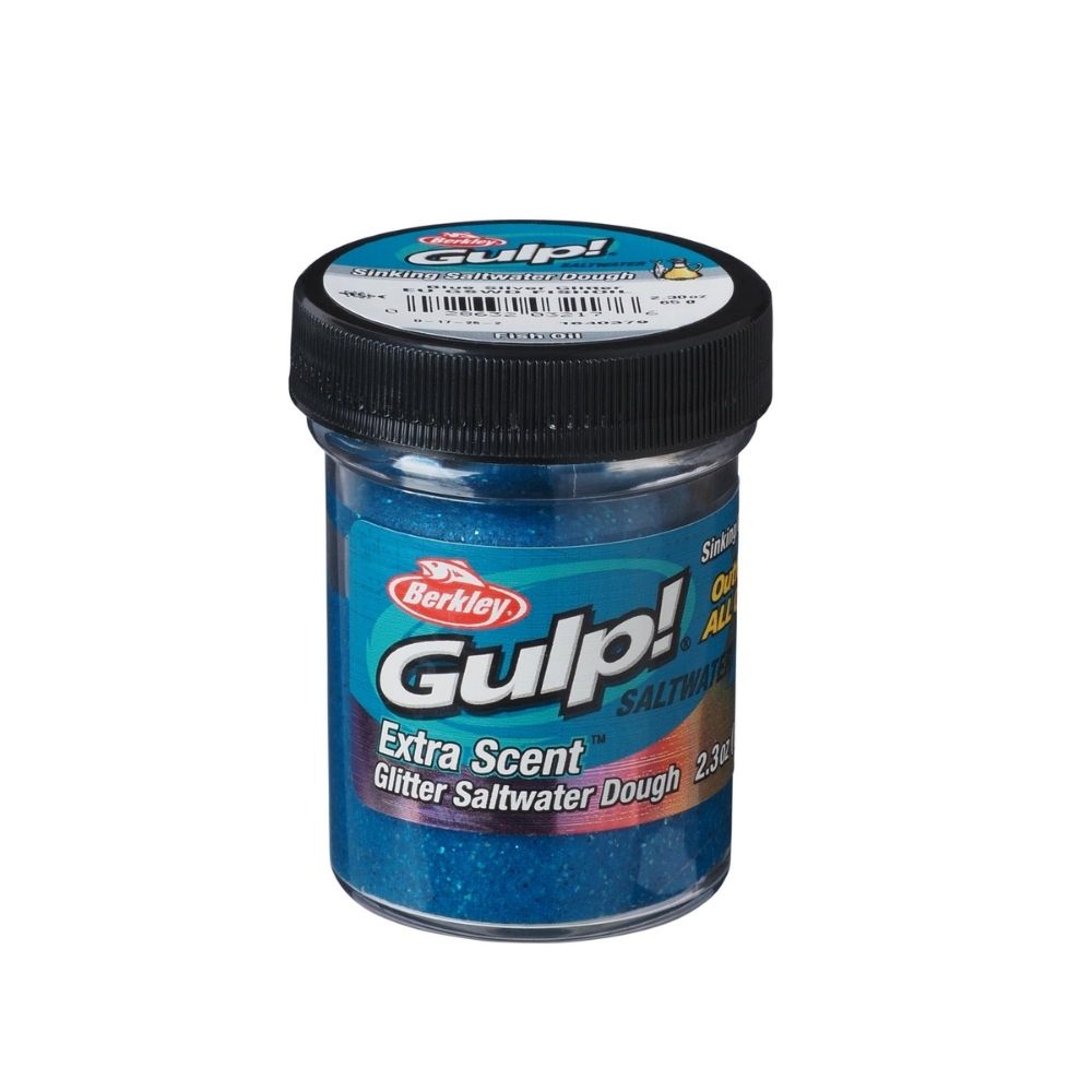 Berkley PowerBait Extra Scent Saltwater Hamur FISHOIL/BLUE SILVER - 50GR