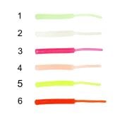 Captain 3520 Mini Worm Floating 5 cm Aromalı LRF Silikon Yem 10lu