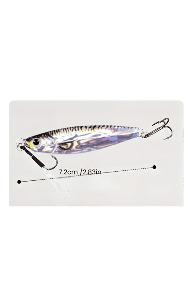 40gr Metal Jig HamsiSuni maketsi , Jigging ile Palamut, Lüfer, Levrek avı için
