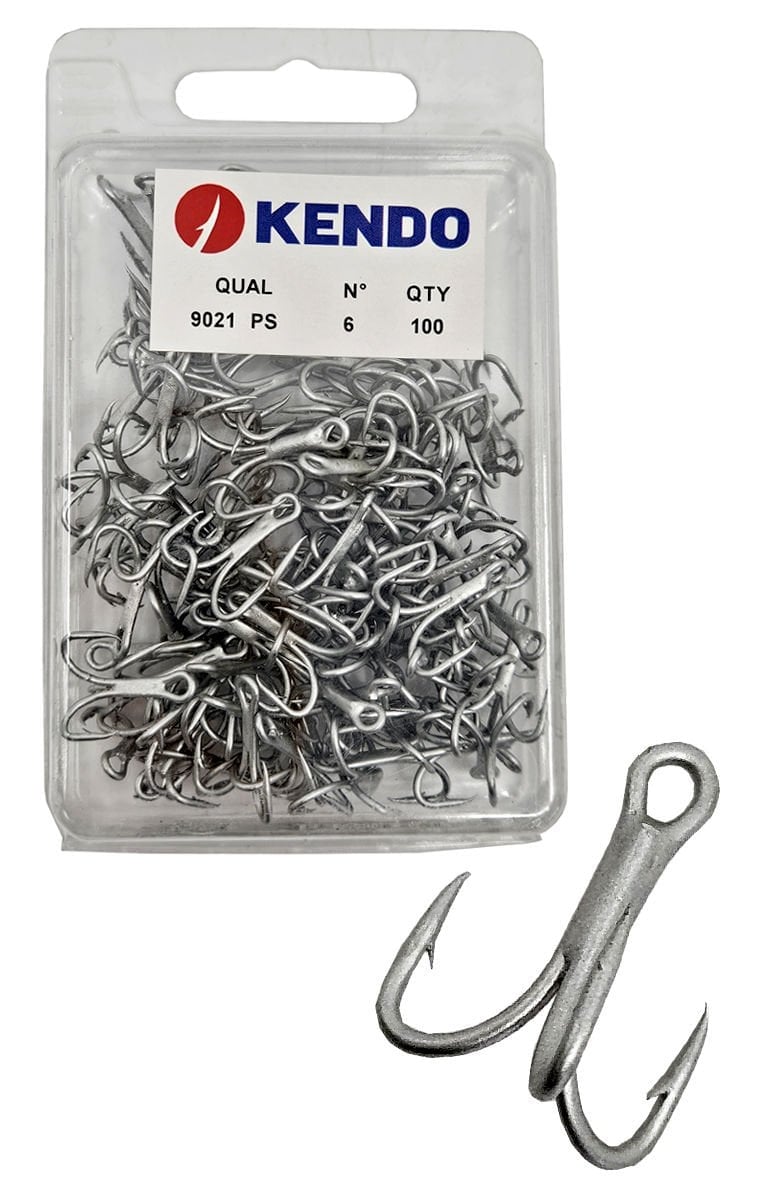 Kendo 9021 PS Faultless Treble 100 Adet 3 lü Çarpma İğnesi